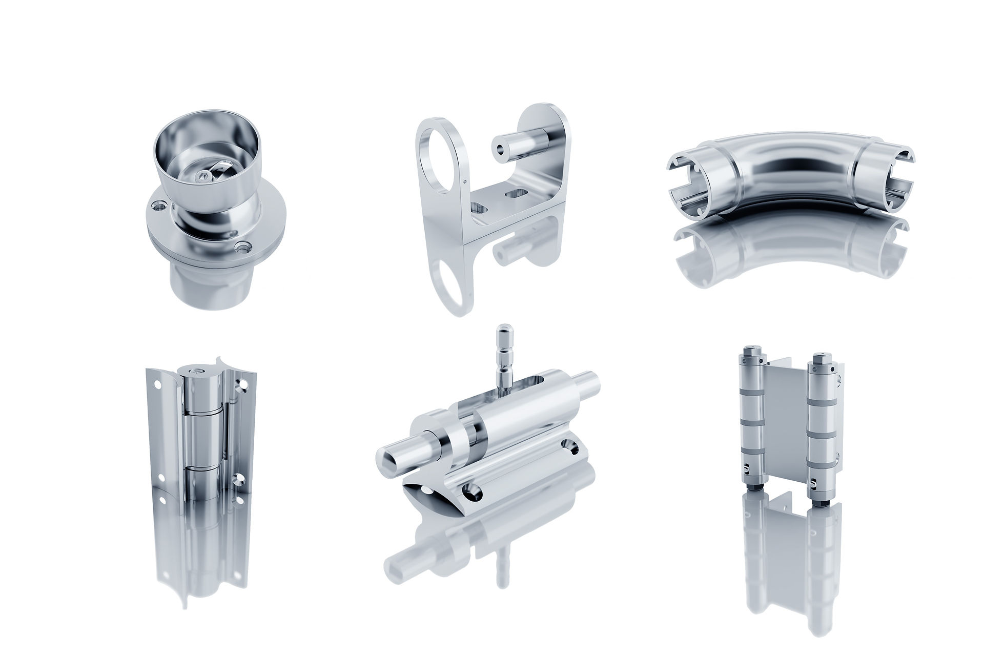 Aluminium Handlauf Teile