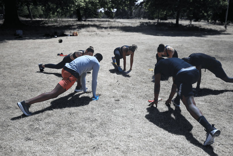 Corporate fitness session warm up.jpg