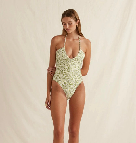 Peony // Ruched Vacation One Piece Mika