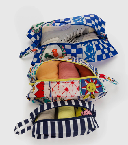 Baggu // 3D Zip Set in Vacation Tiles | Mika + Co.