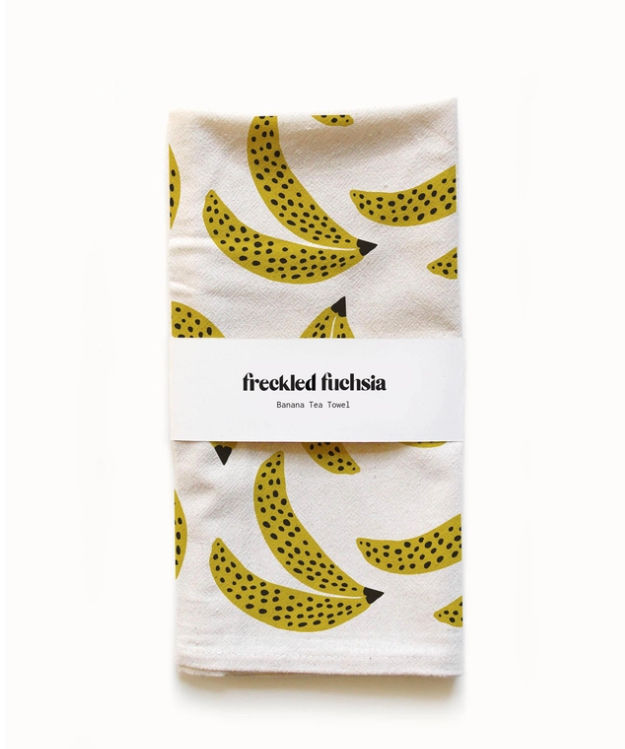 Freckled Fuchsia // Banana Tea Towel