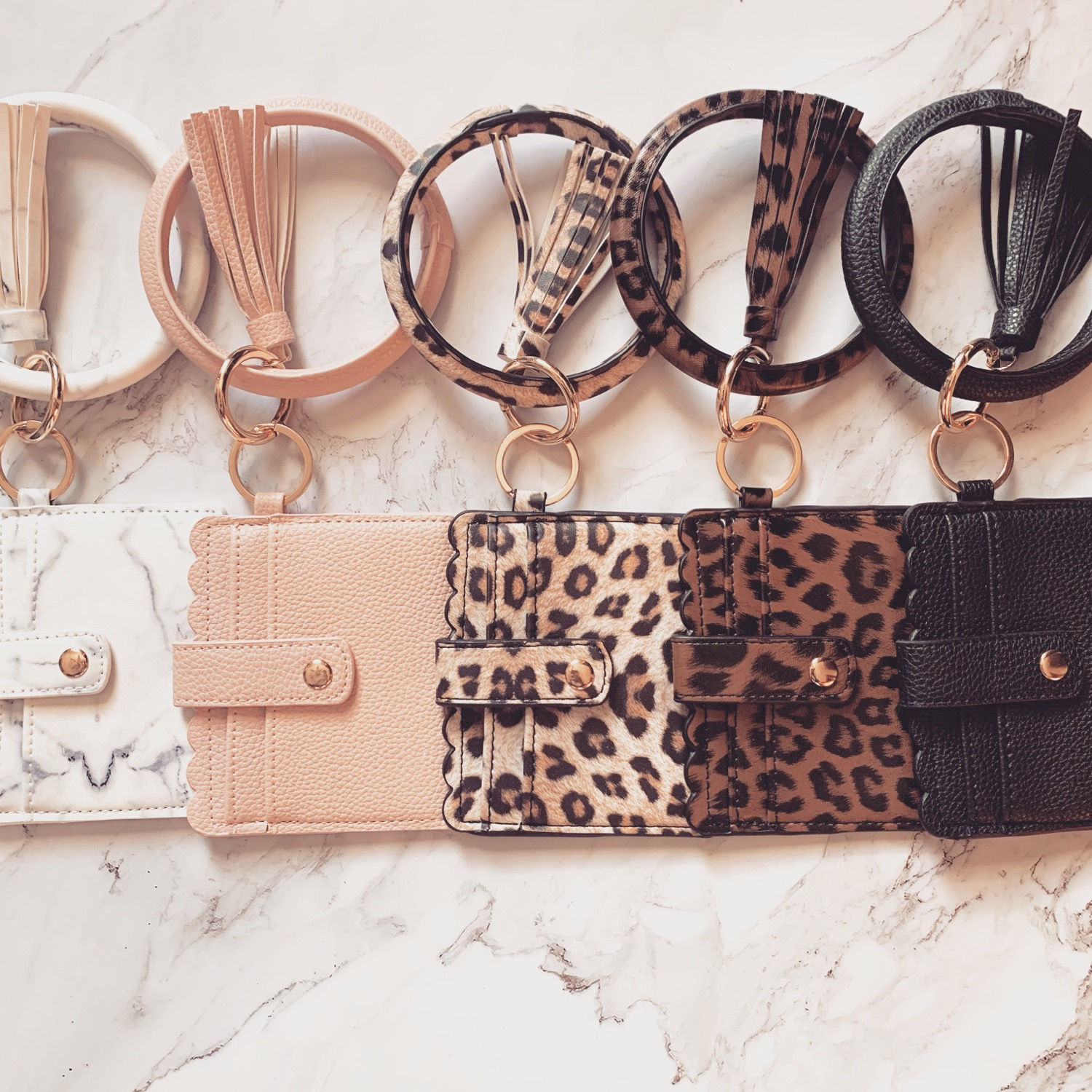 Mika + Co. // Credit Card Holder w/ Attached Keychain