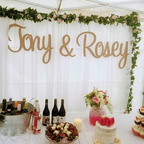 Personalised wall hanging signs woodenletters