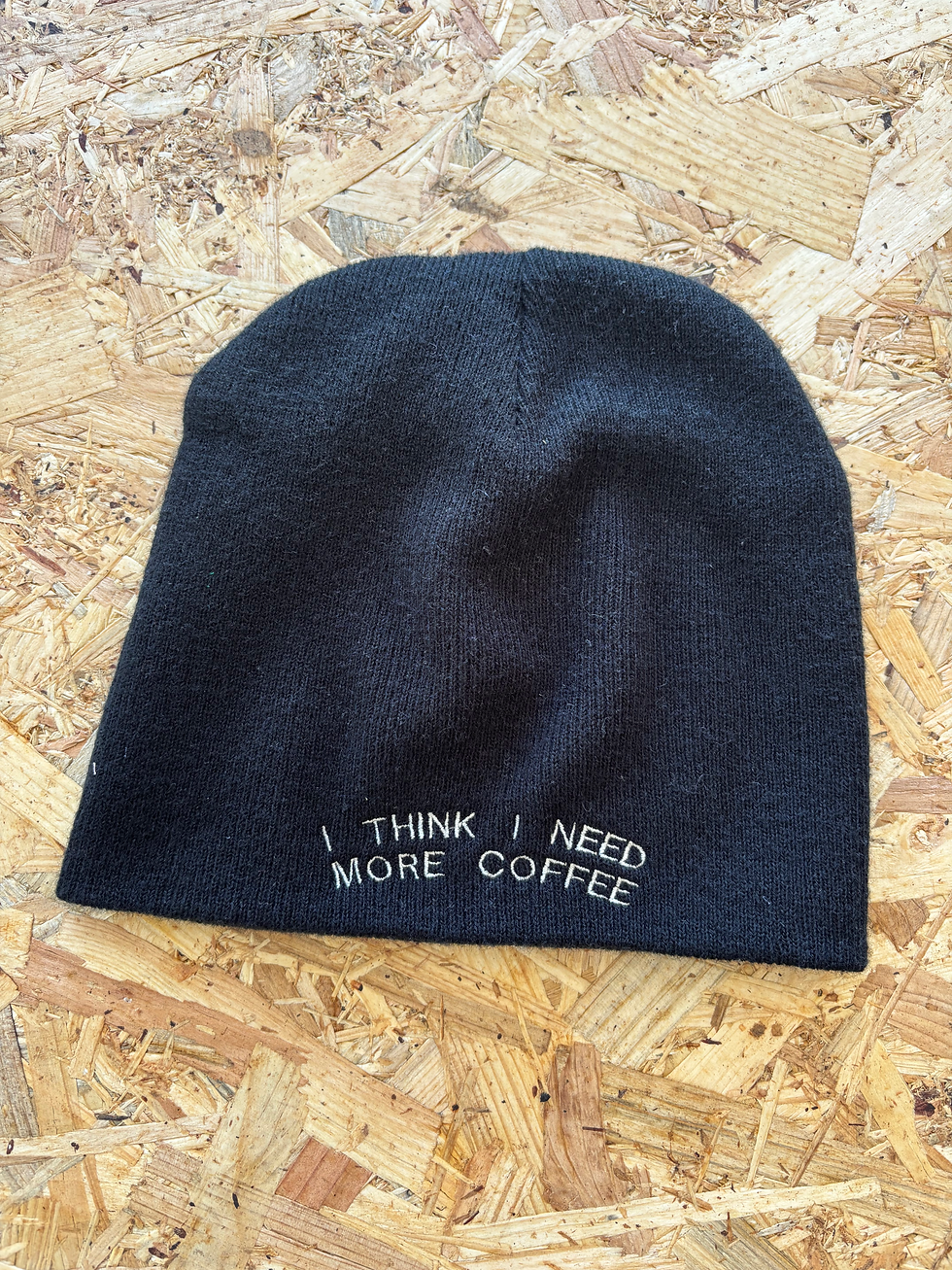 Thumbnail: I think I need more coffee Beanie hat