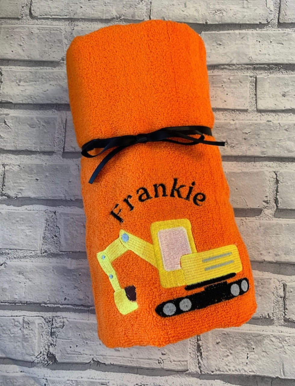 Thumbnail: Personalised Digger Towel