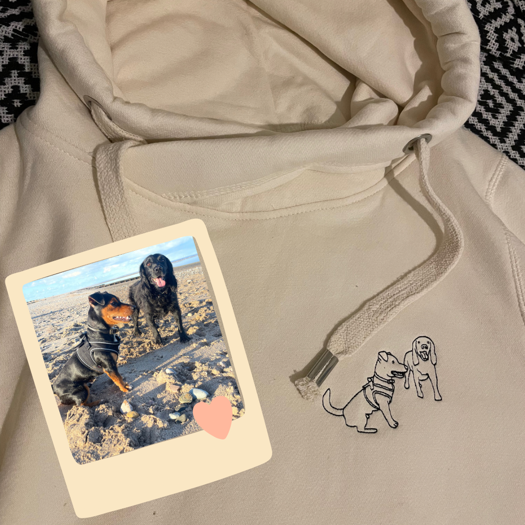 Premium Cross Neck Portrait Hoodie