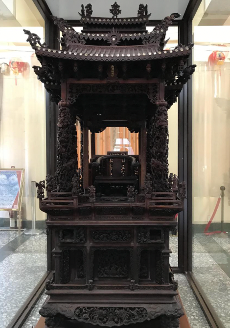 全台第一座神轎。圖片來源:國傢文化記憶庫2.0