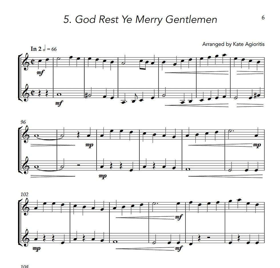 Thumbnail: More Carols for Two - Trumpet Duet