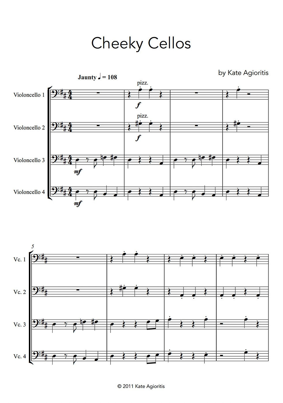 Thumbnail: Cheeky Cellos | Cello Quartet