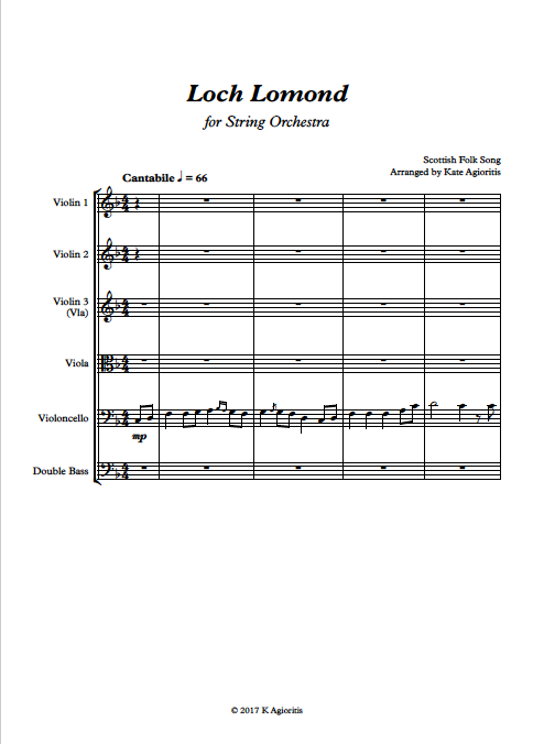 Thumbnail: Loch Lomond - String Orchestra