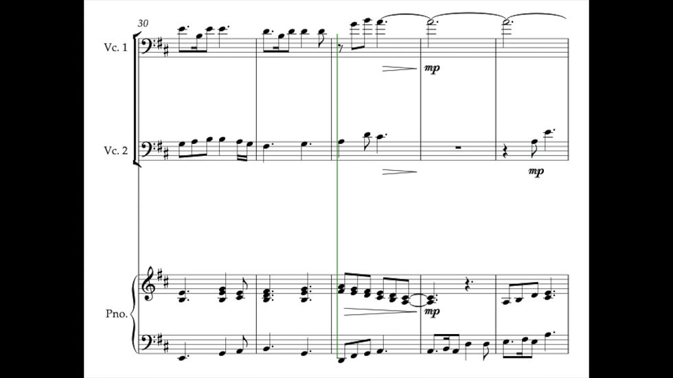 Thumbnail: The Skye Boat Song - Cello (or Viola/Cello) Duet with Piano Accompaniment