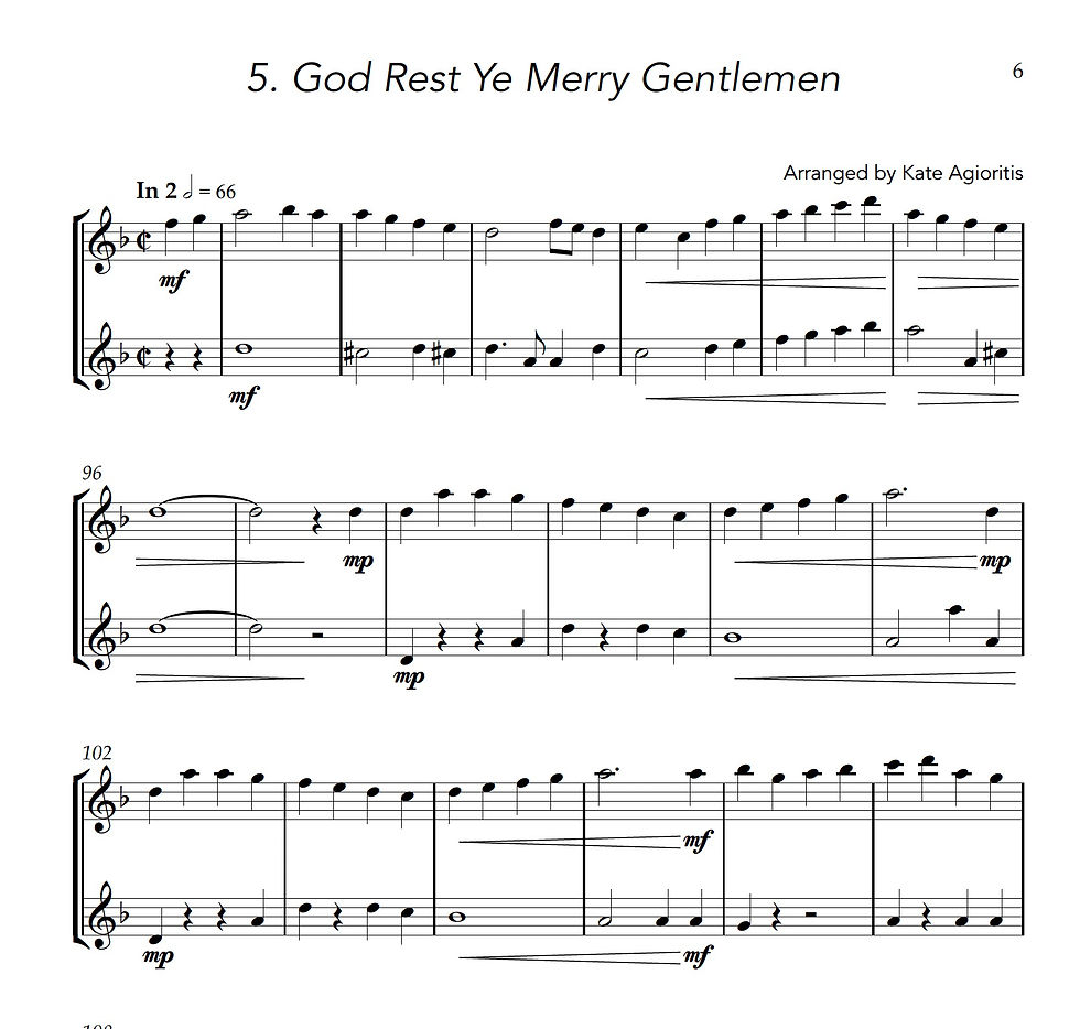 Thumbnail: More Carols for Two - Flute Duet