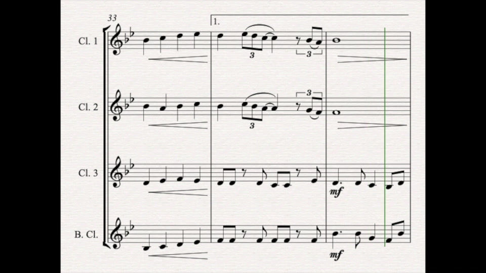 Thumbnail: Jazz Carols Collection Set 1 - Clarinet Quartet