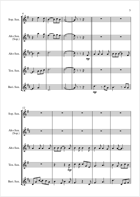 Thumbnail: Hallelujah - Saxophone Quartet