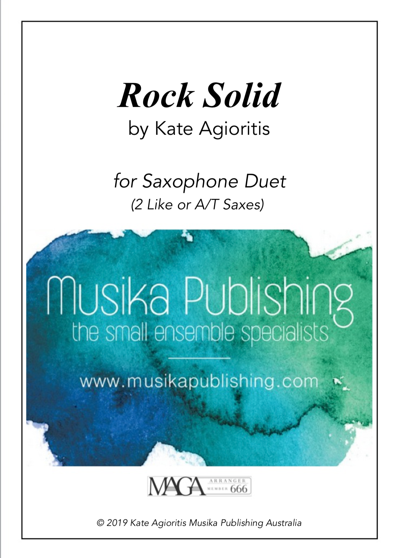 Rock Solid - Saxophone Duet
