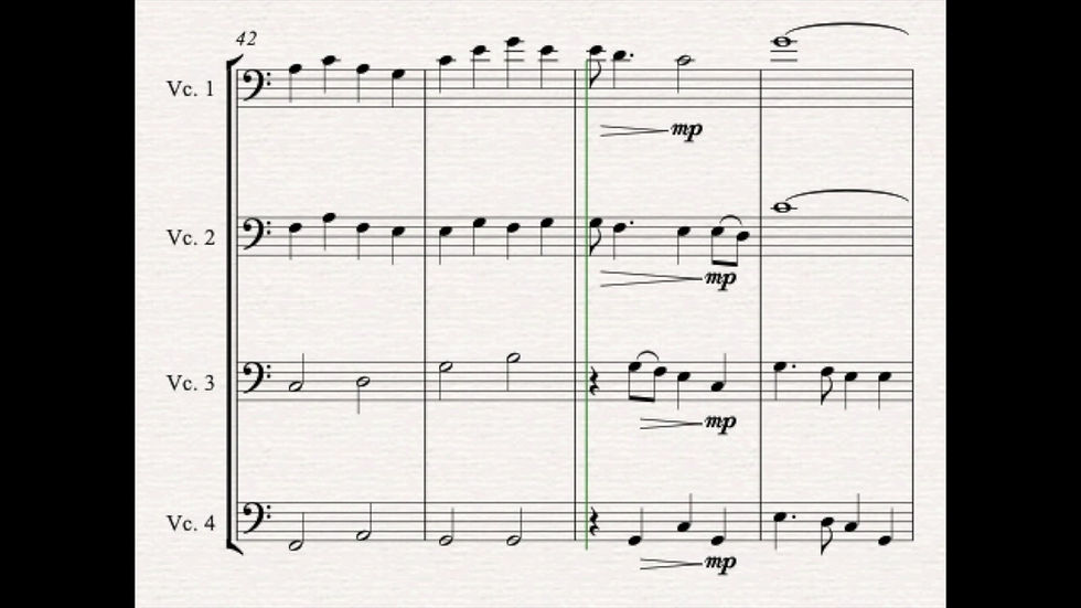 Thumbnail: The Barnyards O'Delgaty - 'Cello Quartet
