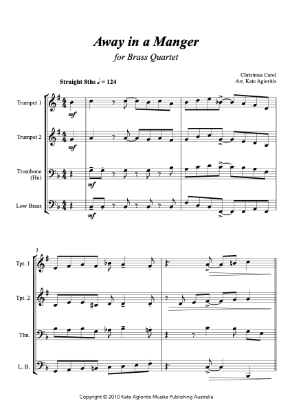Thumbnail: Jazz Carols Collection Set 4 - Brass Quartet