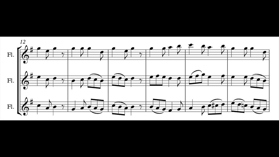 Thumbnail: We Three Kings - Flute Trio