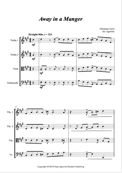 Thumbnail: Jazz Carols Collection Set 4 - String Quartet