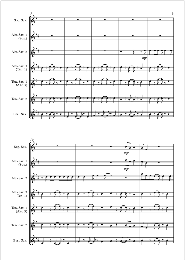 Thumbnail: Shape of You - Ed Sheeran - Saxophone Ensemble