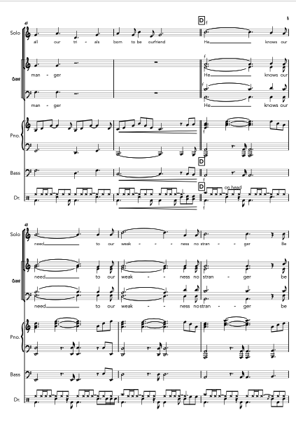 Thumbnail: O Holy Night - Vocal Solo with Choir and Rhythm Section