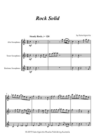 Thumbnail: Rock Solid - Saxophone Trio