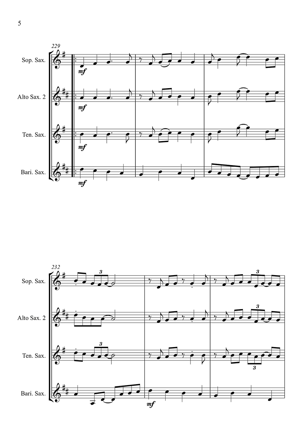 Thumbnail: Once in Royal David's City - Saxophone Quartet