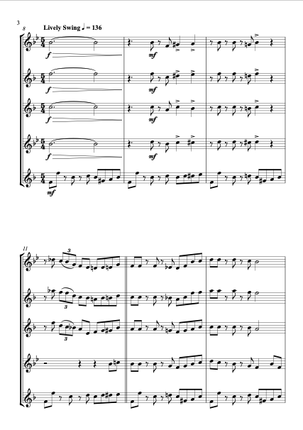 Thumbnail: Battle Hymn of the Republic (Jazz) - Saxophone Quartet