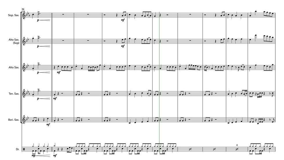 Thumbnail: Bye Bye Bye (NSync) | Saxophone Quartet (with optional drums)