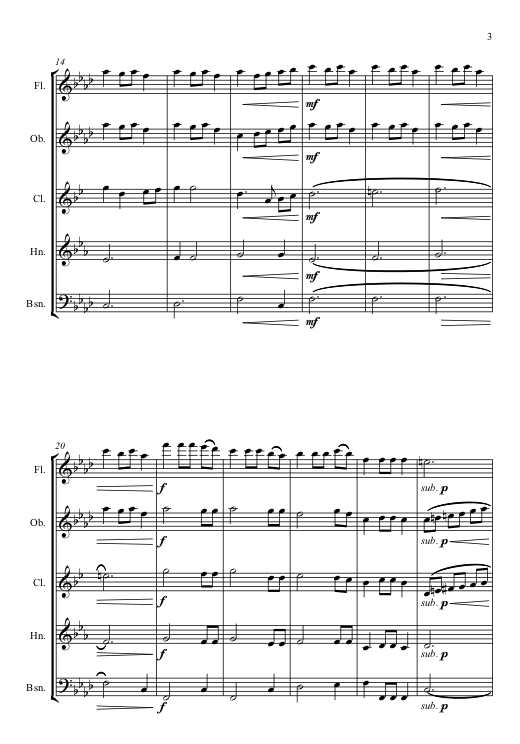 Thumbnail: Fantasia on the Ukrainian Bell Carol - Wind Quintet
