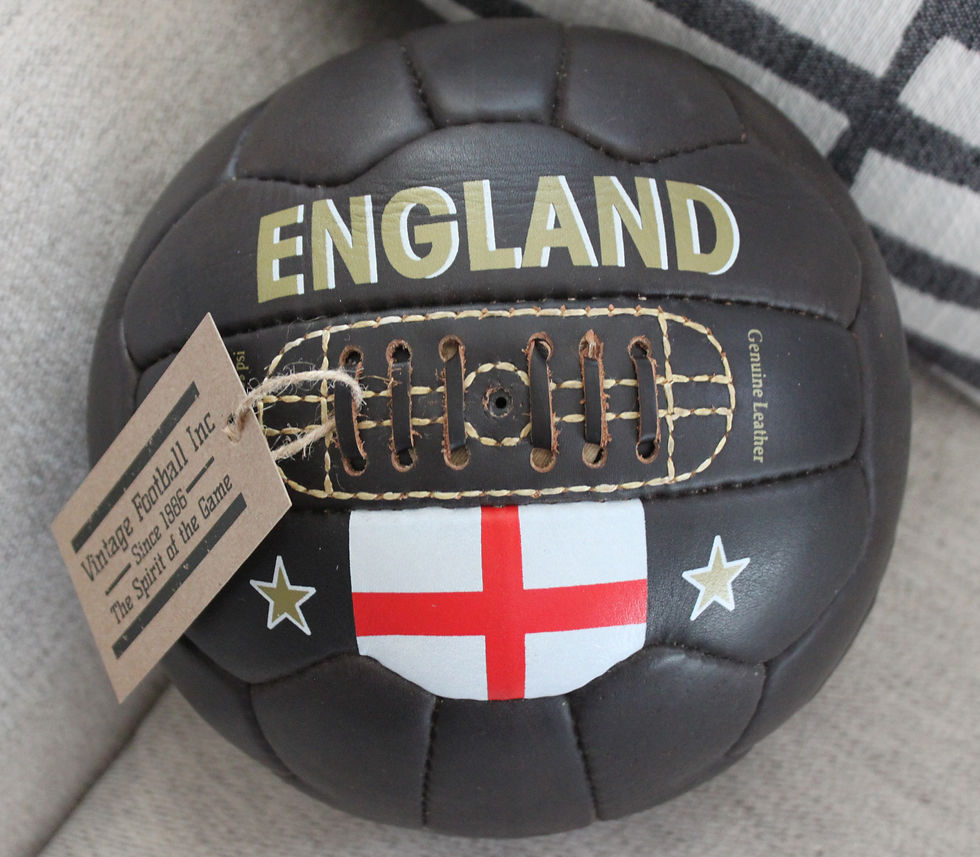 Thumbnail: England | Retro St. George Football | 100% leather | Hand Crafted |