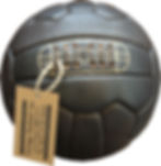 Thumbnail: Vintage Brown 1960's Retro Soccer Ball