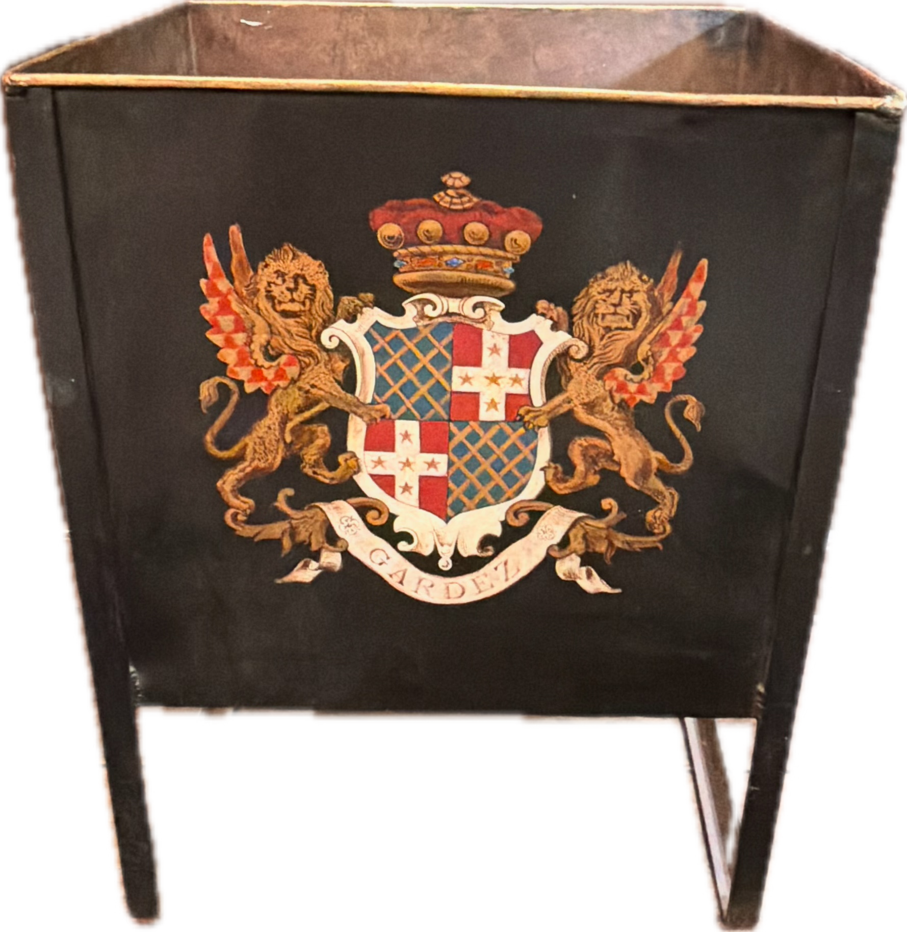 19th Century English Log Bin
