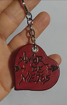 Llavero de cuero amor de