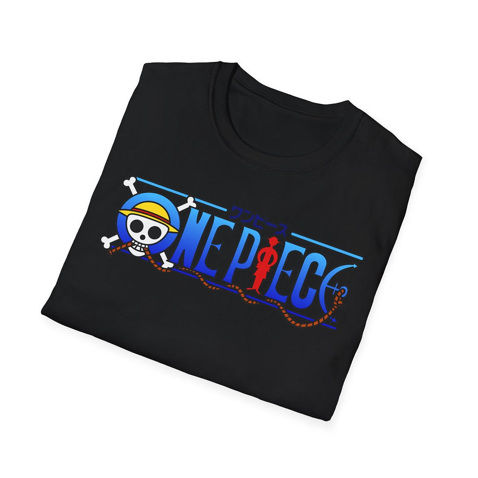 Thumbnail: Unisex JL Anime T-Shirt Softstyle - One Piece Front and Back Printed