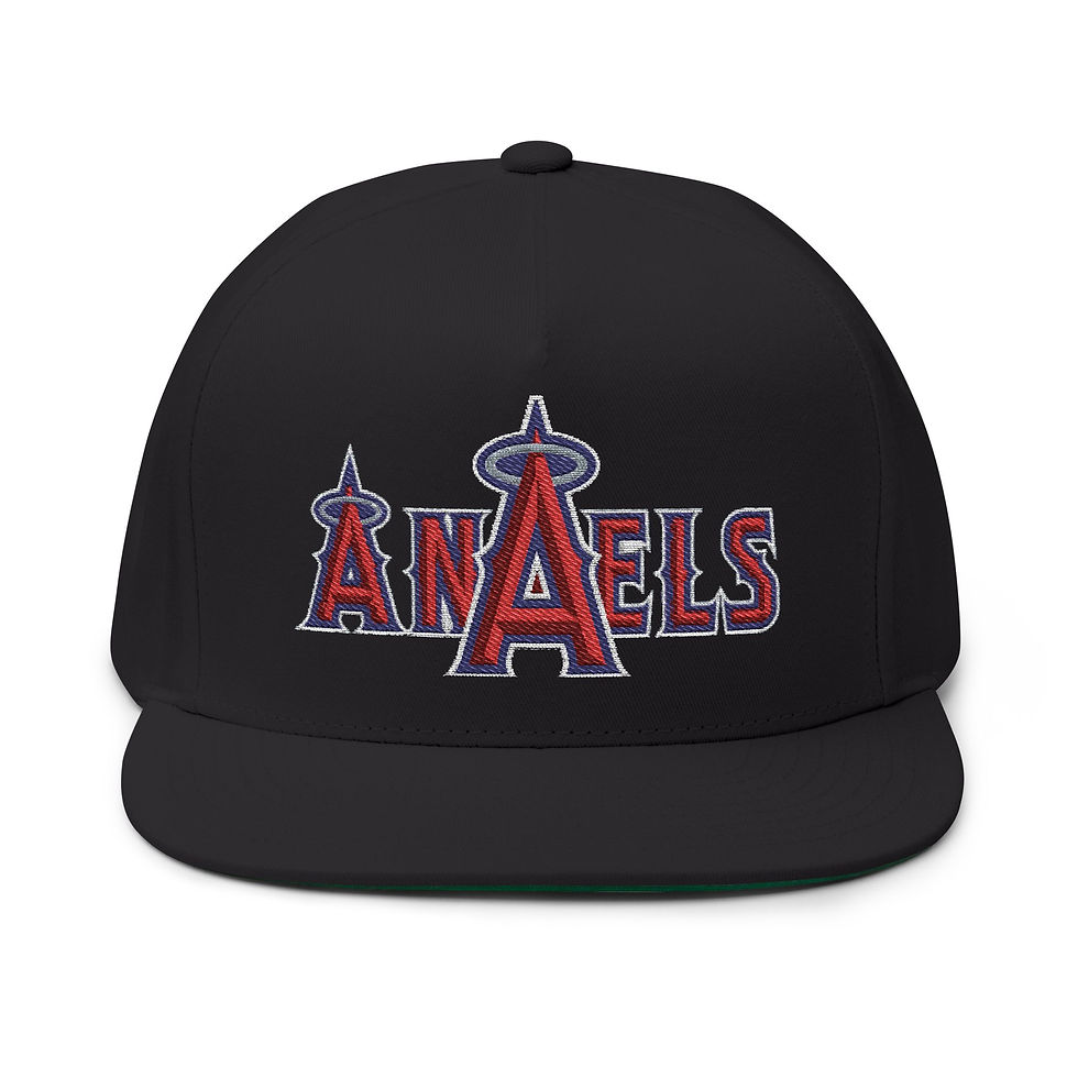 Miniatura: JL ANAEL Embroidered Snapback Hat, Stylish Cap, Adjustable Closure, Angels