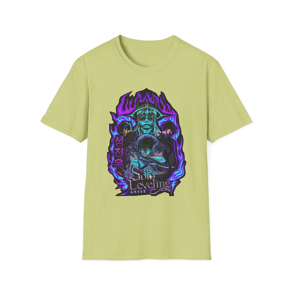 Miniatura: Unisex JL Anime T-Shirt Softstyle - Solo Leveling