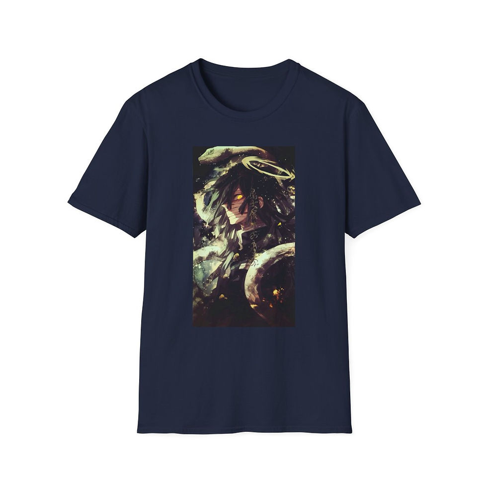 Thumbnail: Demon Slayer Unisex JL Anime T-Shirt Softstyle - Iguro 2