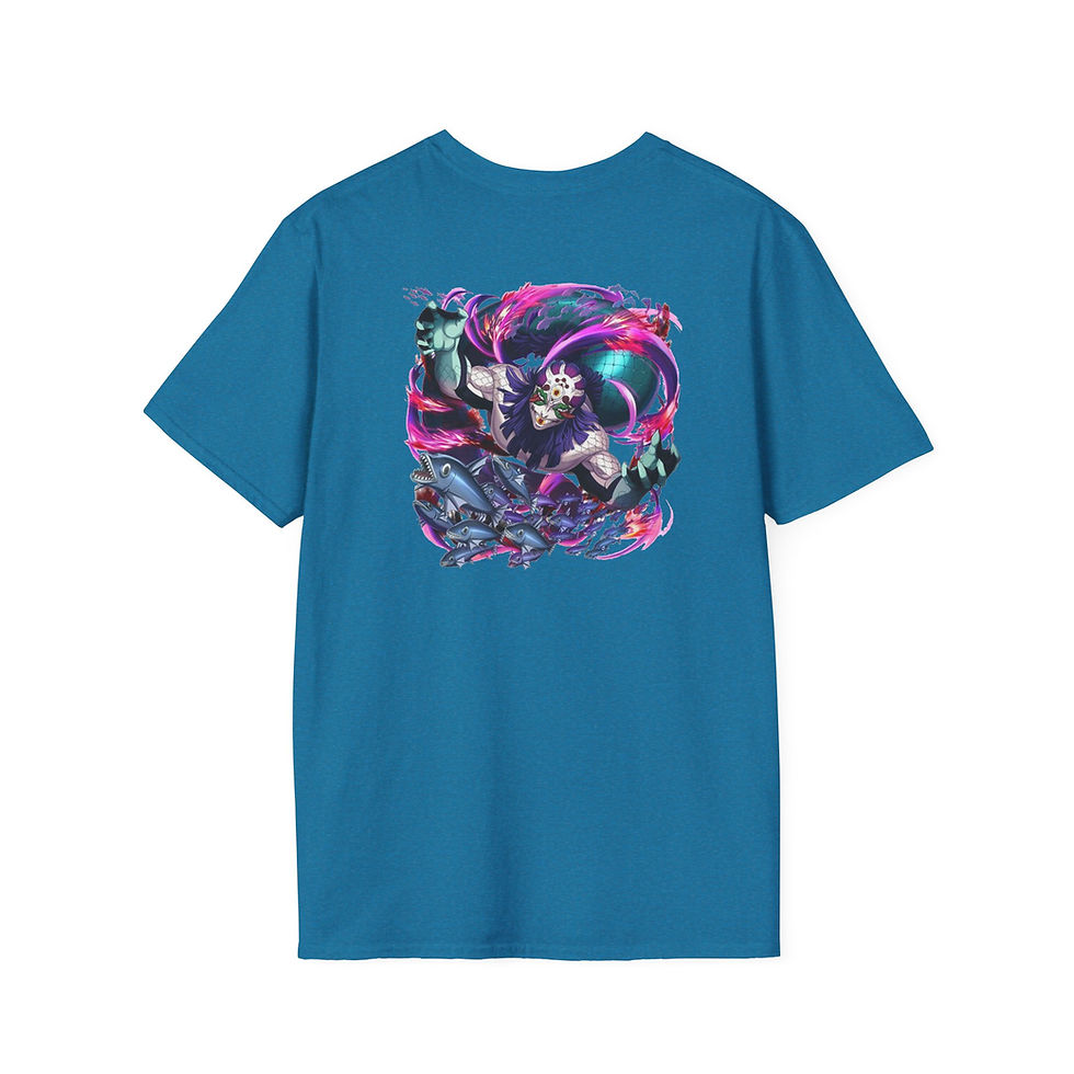 Miniatura: Unisex JL Anime T-Shirt Softstyle Front and Back Designs - KnY Gyokko