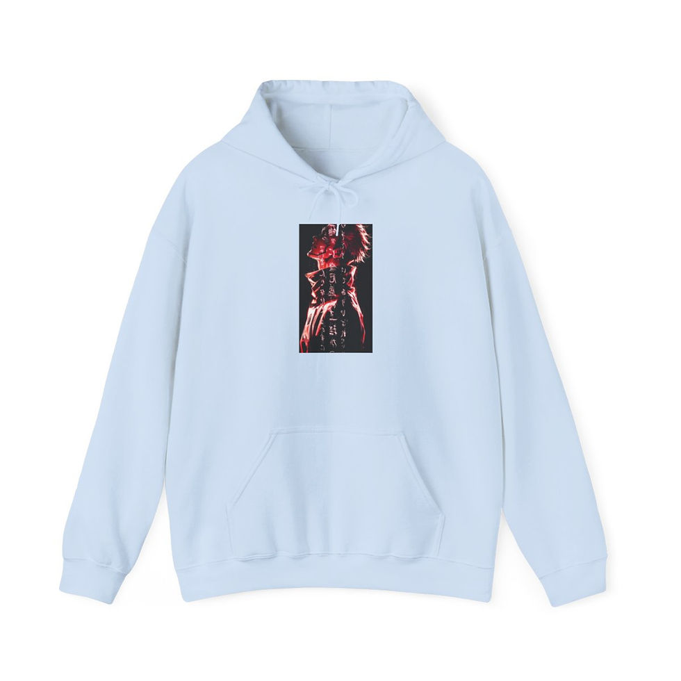 Miniatura: Unisex Heavy Blend JL Anime Hooded Sweatshirt - Sukuna Red Evil