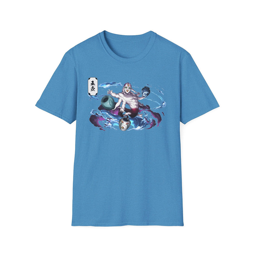 Miniatura: Unisex JL Anime T-Shirt Softstyle Front and Back Designs - KnY Gyokko
