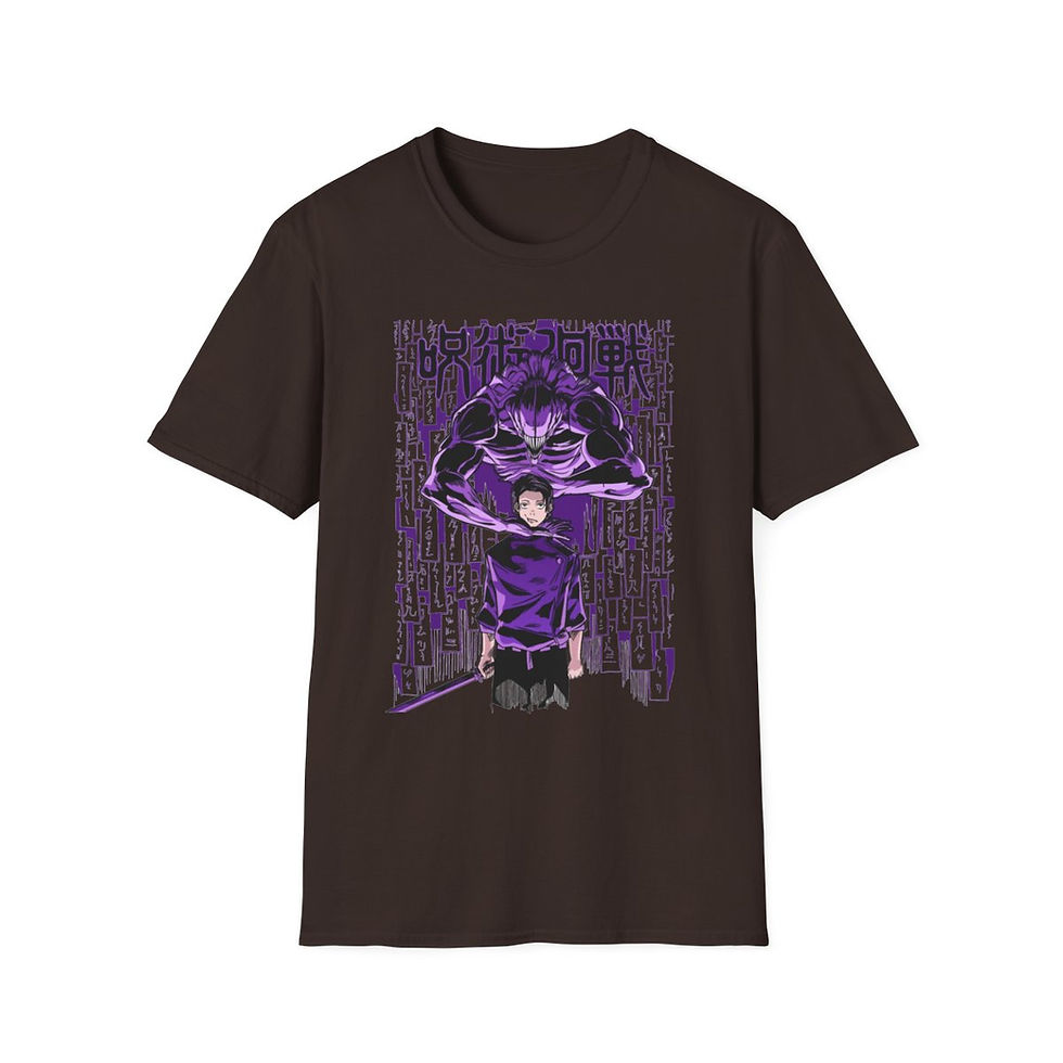 Miniatura: Unisex JL Anime T-Shirt Softstyle - Yuta and Rika