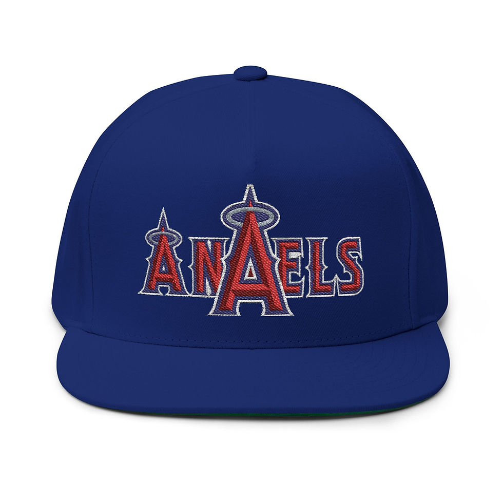 Miniatura: JL ANAEL Embroidered Snapback Hat, Stylish Cap, Adjustable Closure, Angels