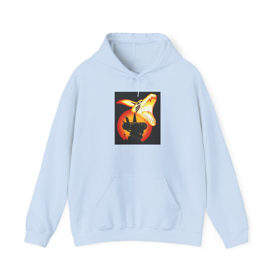 Miniatura: Unisex Heavy Blend JL Anime Hooded Sweatshirt - Naruto and Kurama