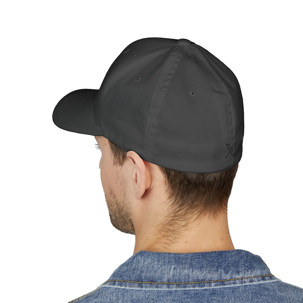 Miniatura: JL X Logo Structured Cap – 3D Embroidered Twill, Closed Back, Mid-Profile Fit