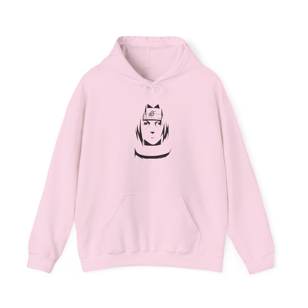 Thumbnail: Unisex Heavy Blend JL Anime Hooded Sweatshirt - Itachi Uchiha in The Village