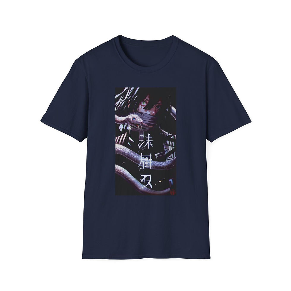 Thumbnail: Demon Slayer Unisex JL Anime T-Shirt Softstyle - Iguro