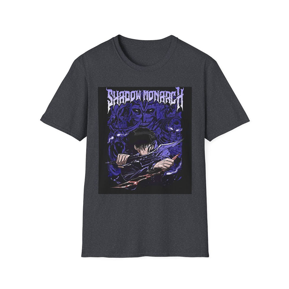 Miniatura: Unisex JL Anime T-Shirt Softstyle - Solo Leveling Illustration