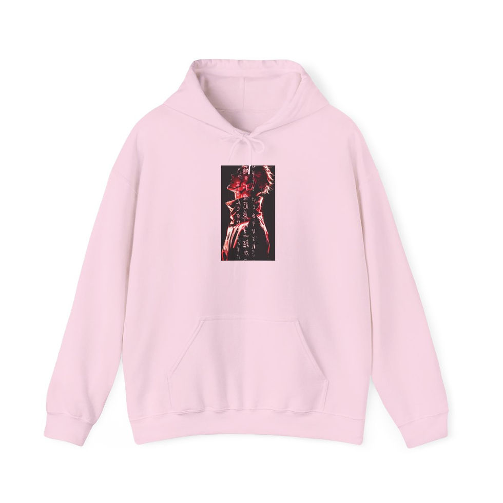 Miniatura: Unisex Heavy Blend JL Anime Hooded Sweatshirt - Sukuna Red Evil
