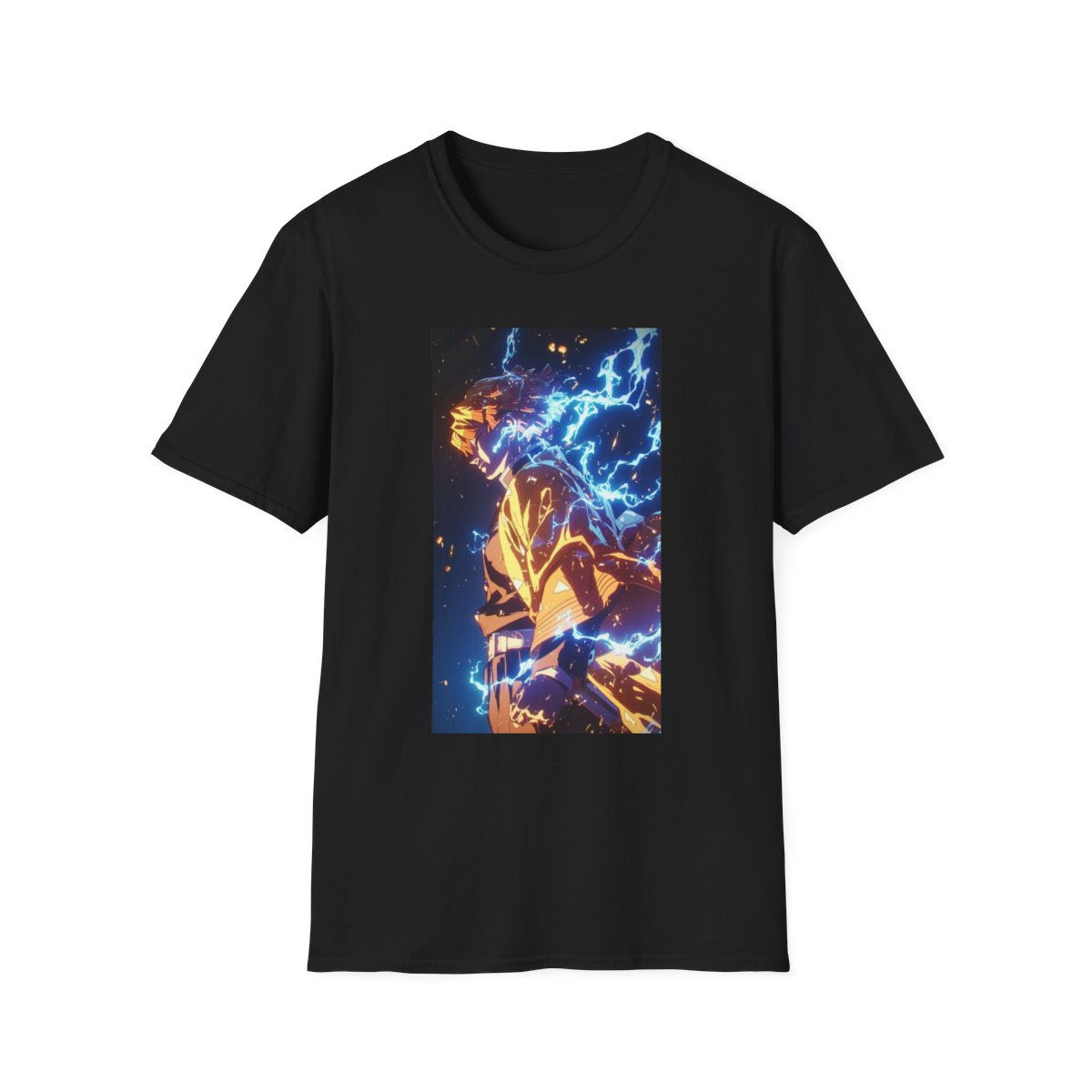 Demon Slayer Unisex JL Anime T-Shirt Softstyle - Zenitsu Agatsuma